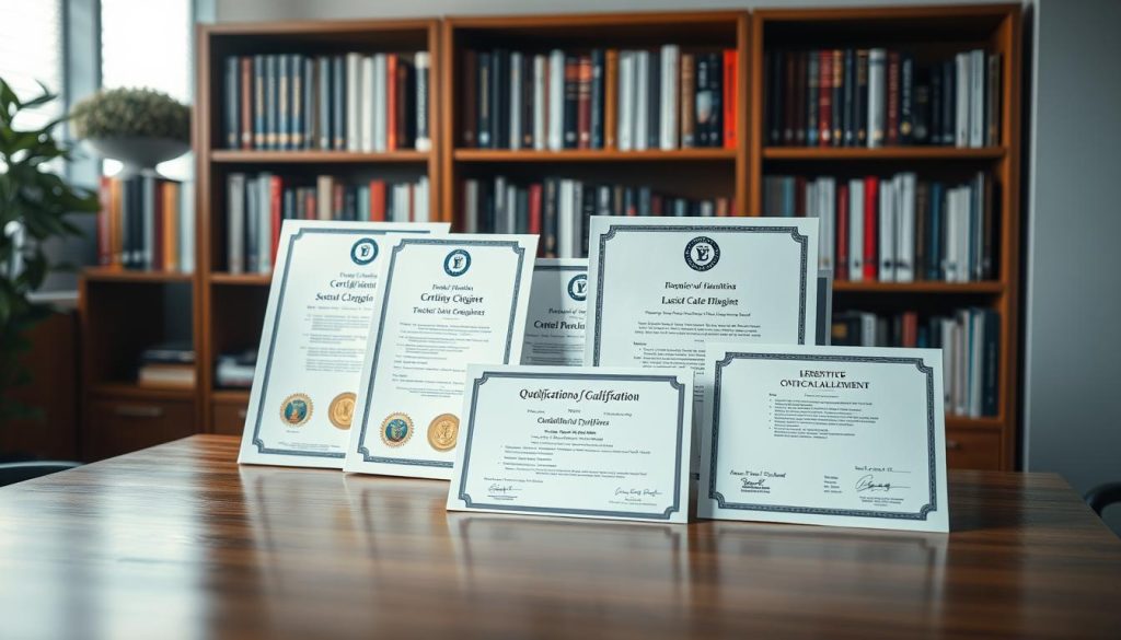 Logistics qualifications and certifications