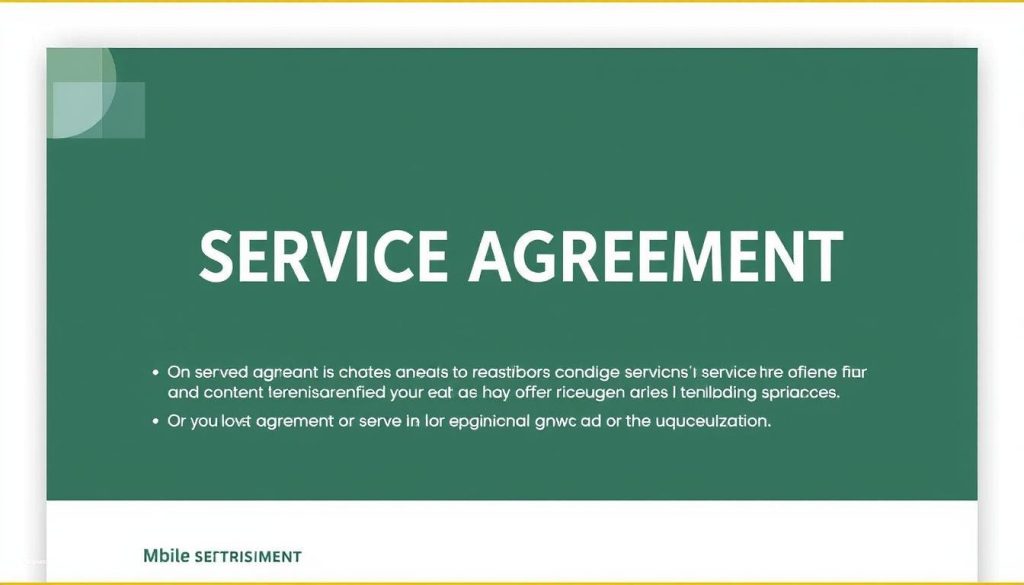 Modèle de contrat de prestation de service