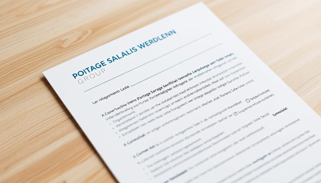 Portage Salarial Vertrag