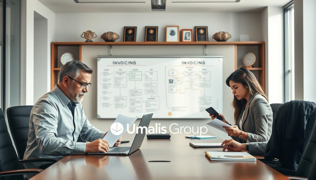 Portage company invoicing workflow