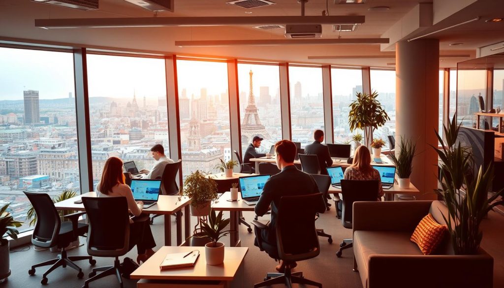 Remote work growth in France Remote work growth in France