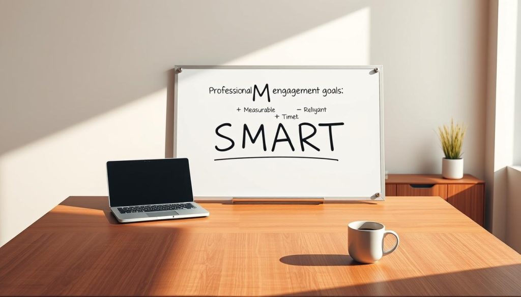 SMART goals for professional engagement