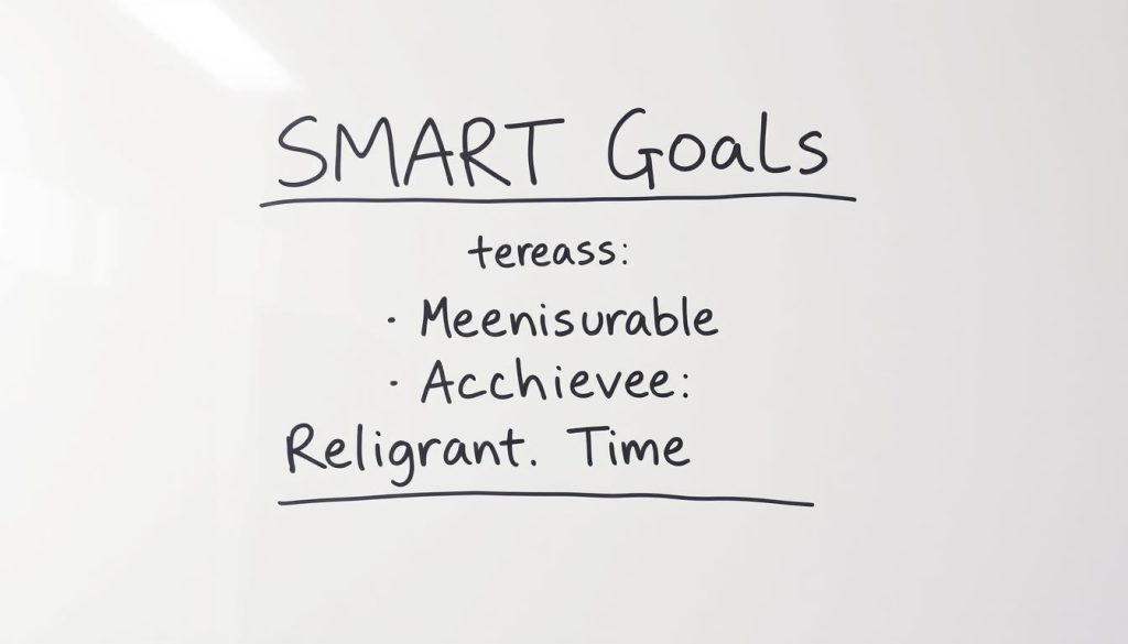 SMART goals framework example