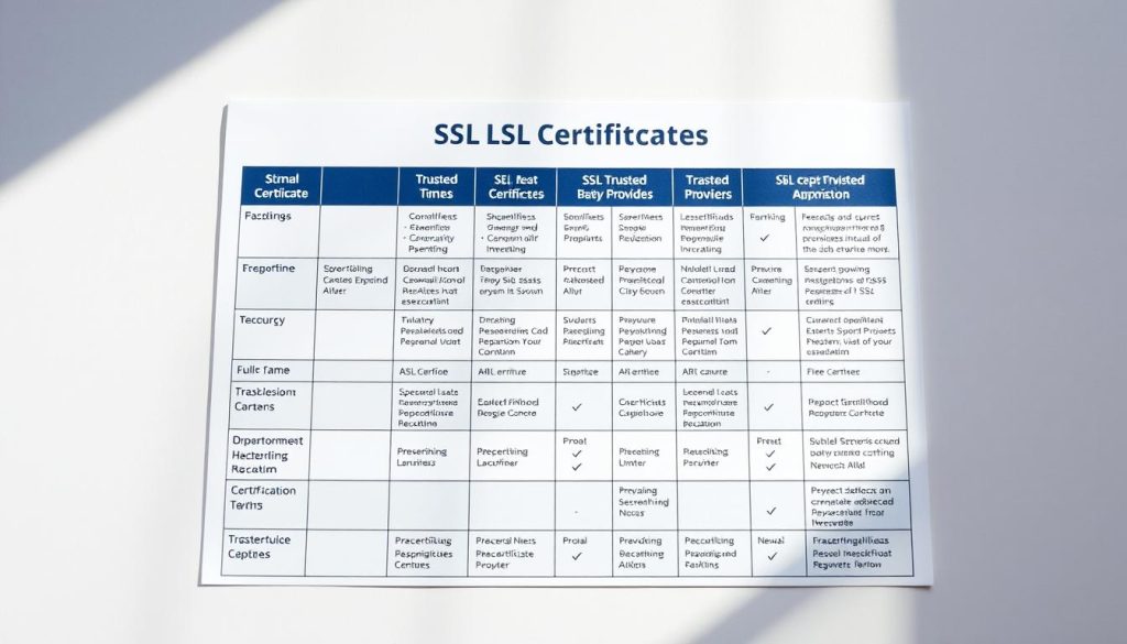 SSL Certificate Options Comparison