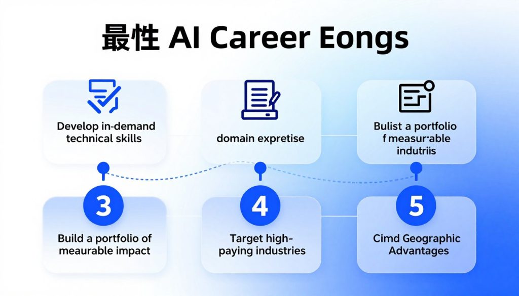 Strategic roadmap for maximizing AI career earnings