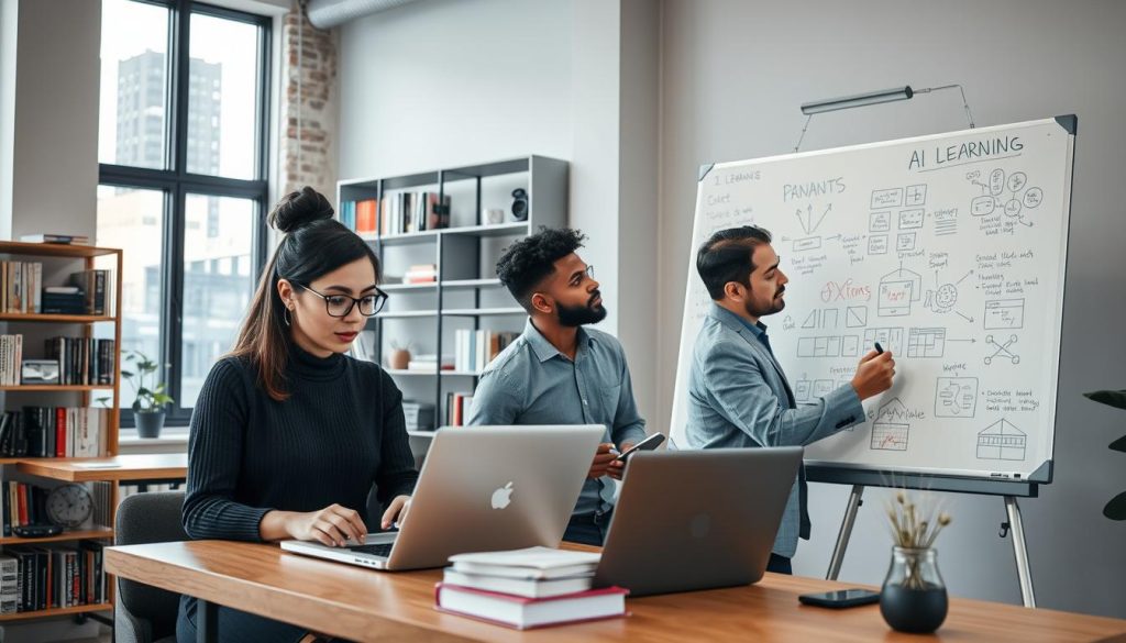 Tâches de contenu transformées en projet d’apprentissage IA