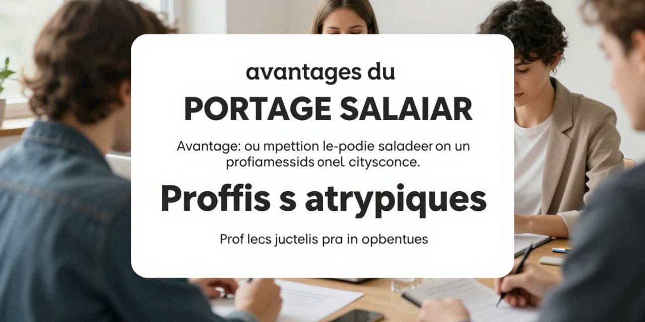 Les avantages du portage salarial pour les profils atypiques expliqués