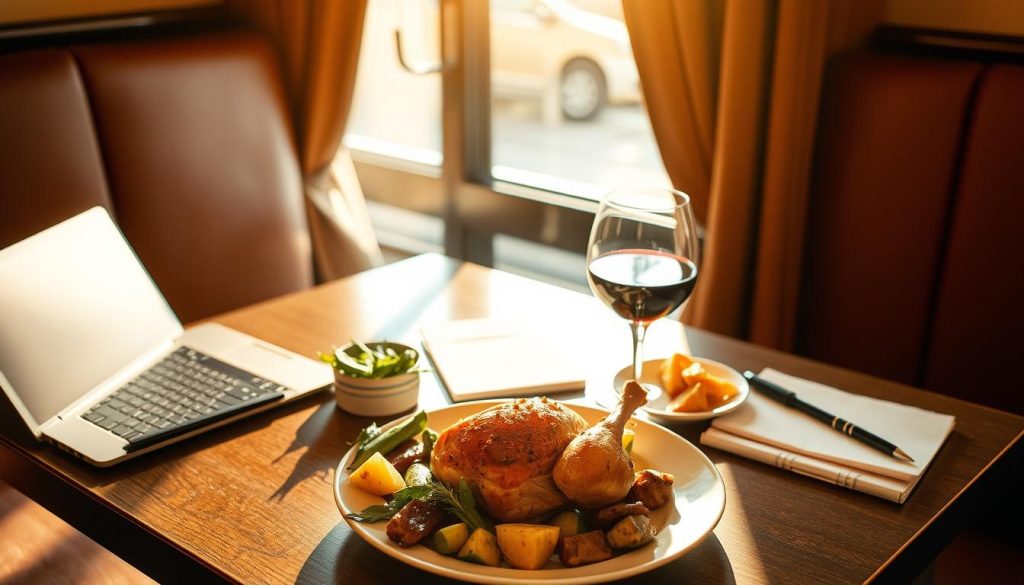 business travel meals