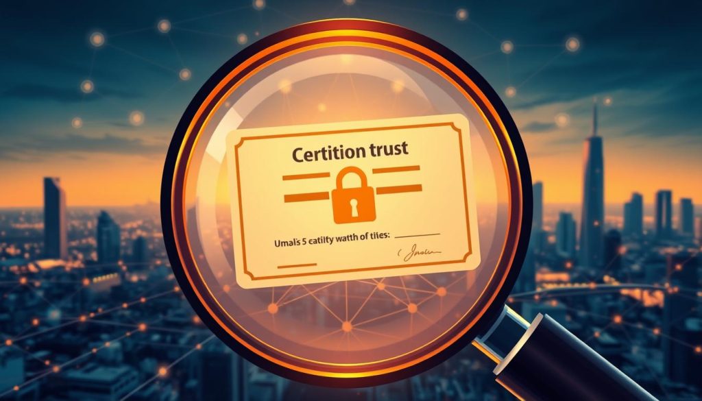 certificate authority trust process
