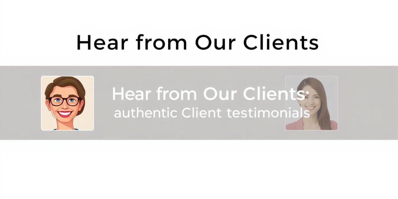 Hear from Our Clients: Authentic Client Testimonials