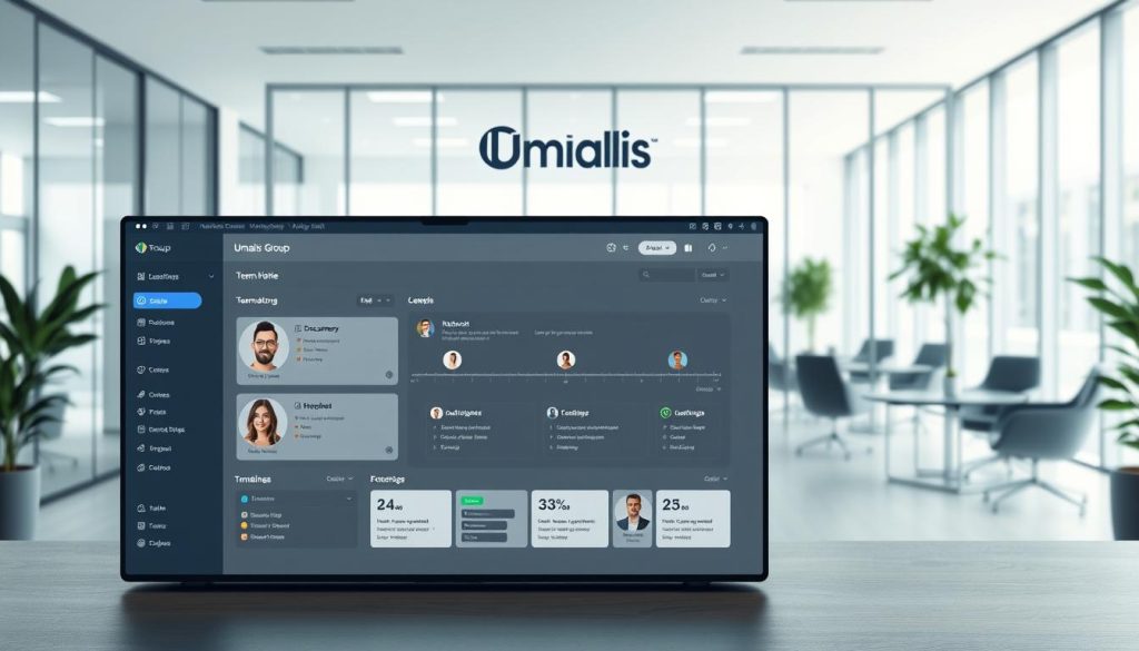 cms team collaboration interface