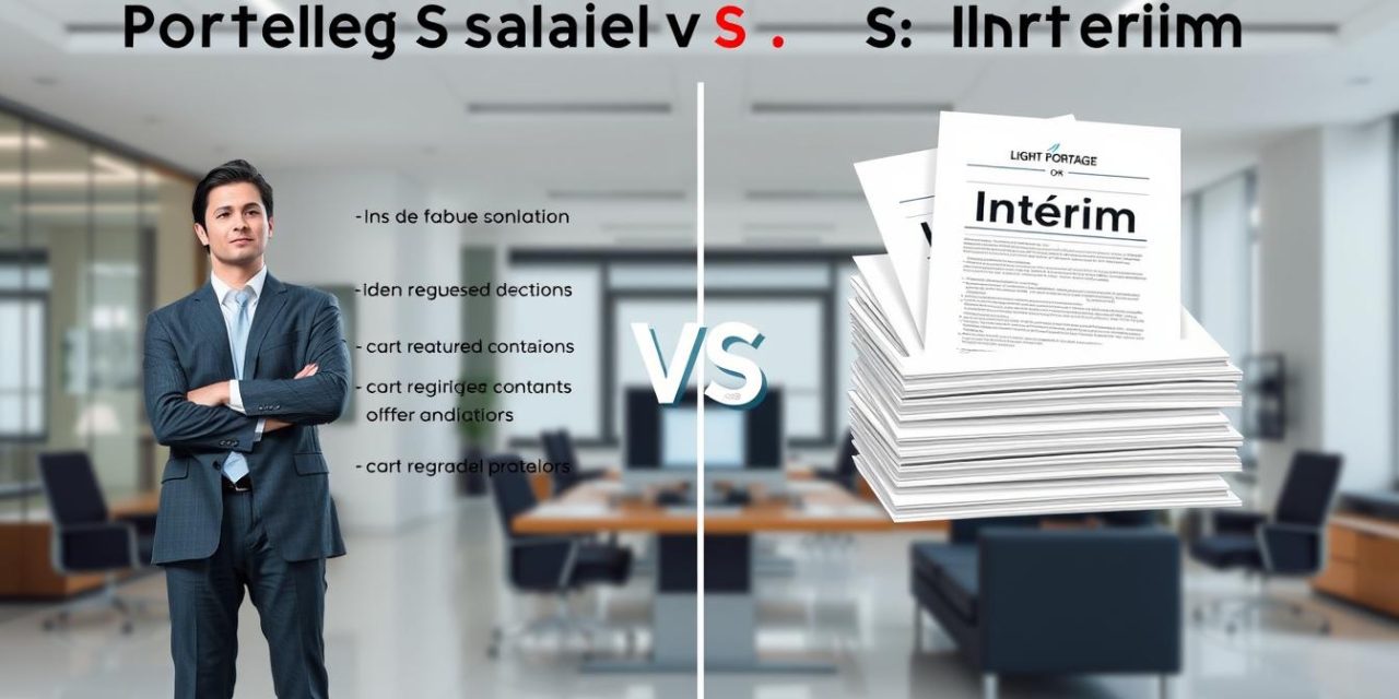 Comparatif Portage Salarial et Intérim : Quel Choix pour Vous ?
