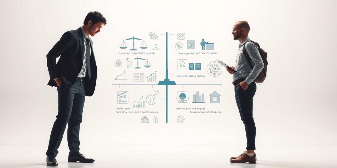 Comparatif salarié indépendant : avantages et inconvénients