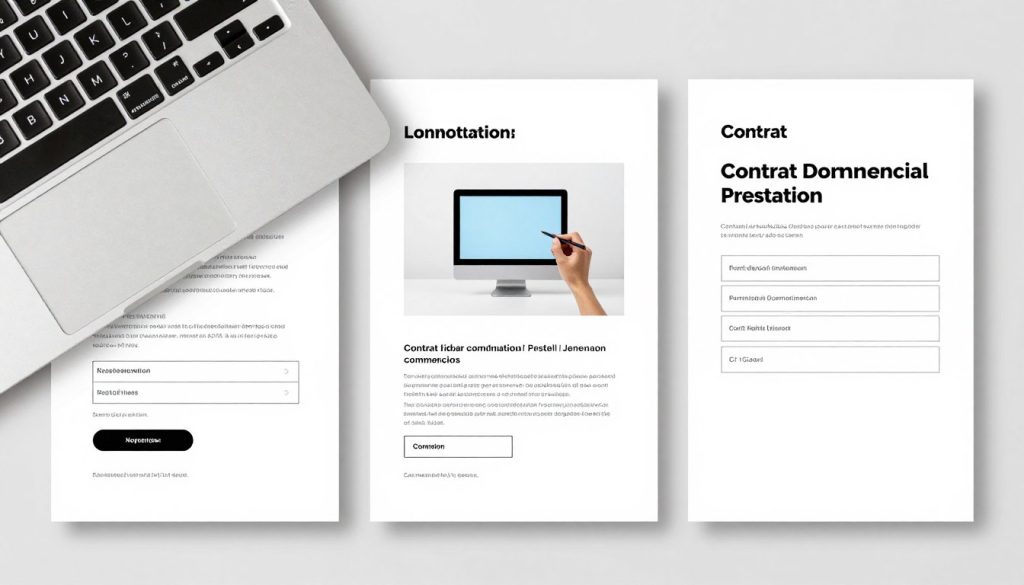 contrat commercial prestation