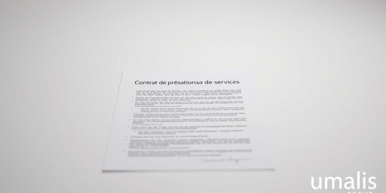 Comment établir un contrat de prestation de services
