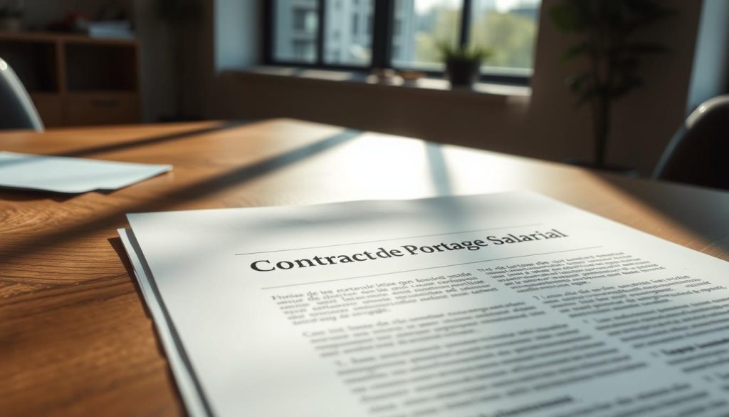 contrat portage salarial