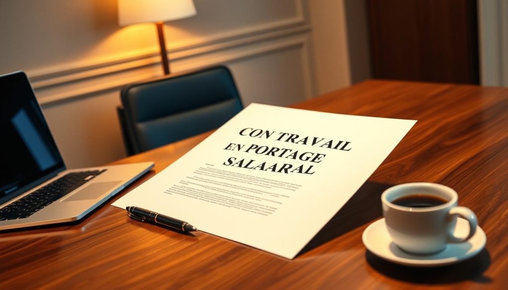 contrat travail portage salarial