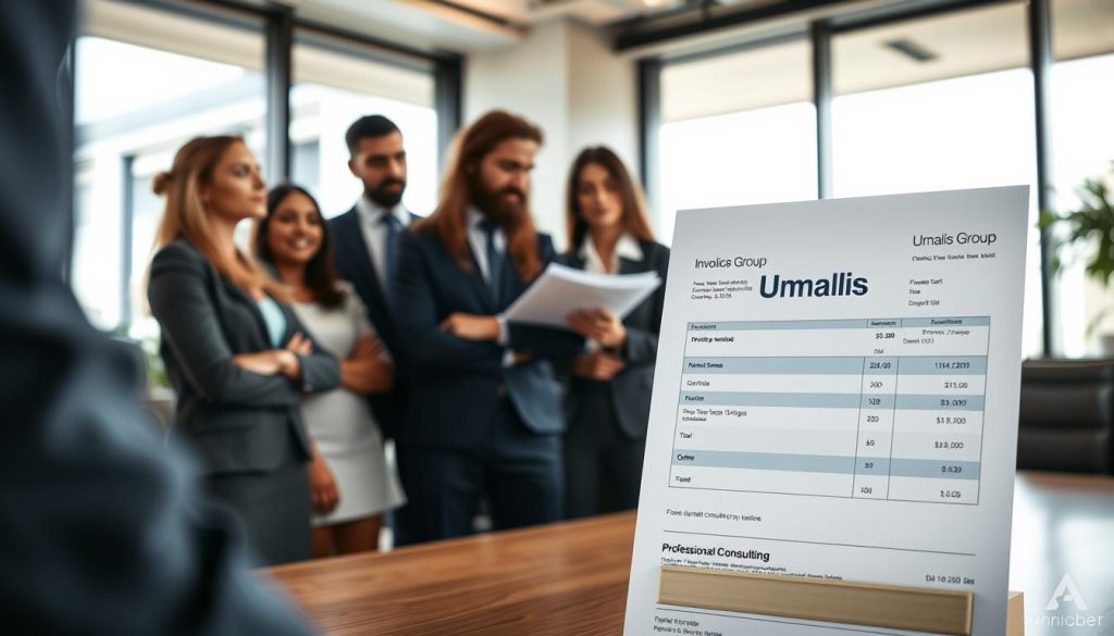 cross-border service invoice
