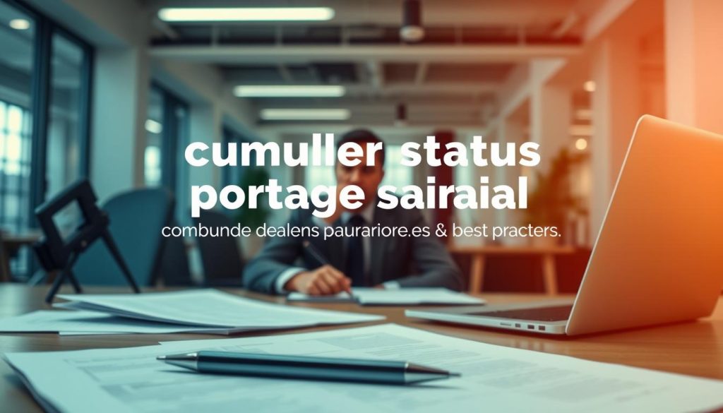cumuler statuts portage salarial