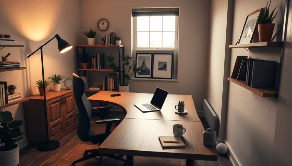 dedicated workspace for enhanced concentration