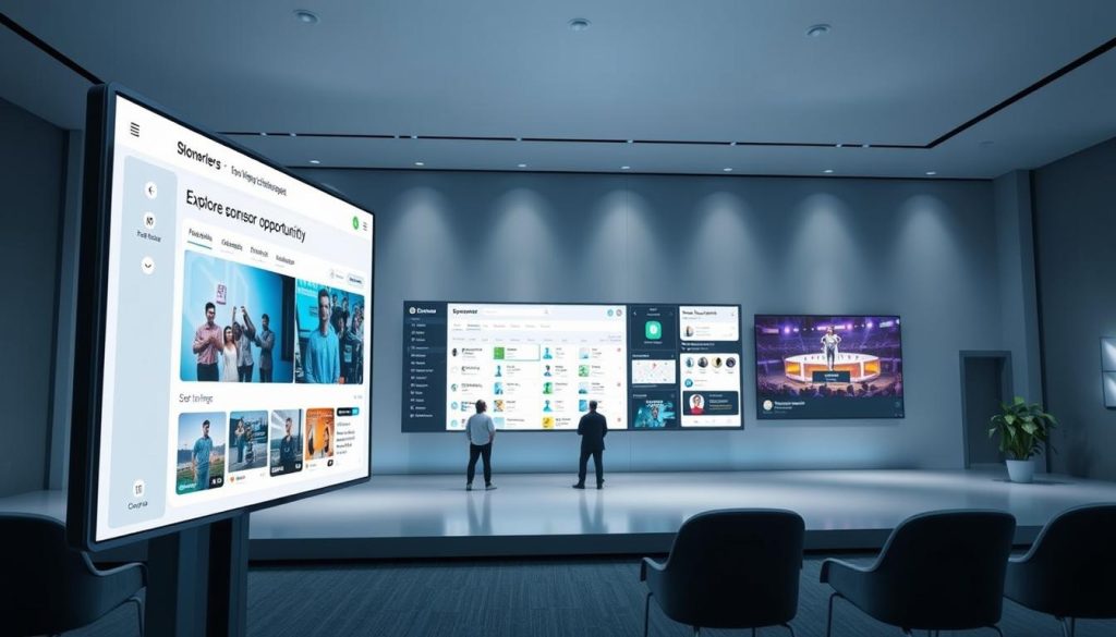 digital platforms for sponsor engagement