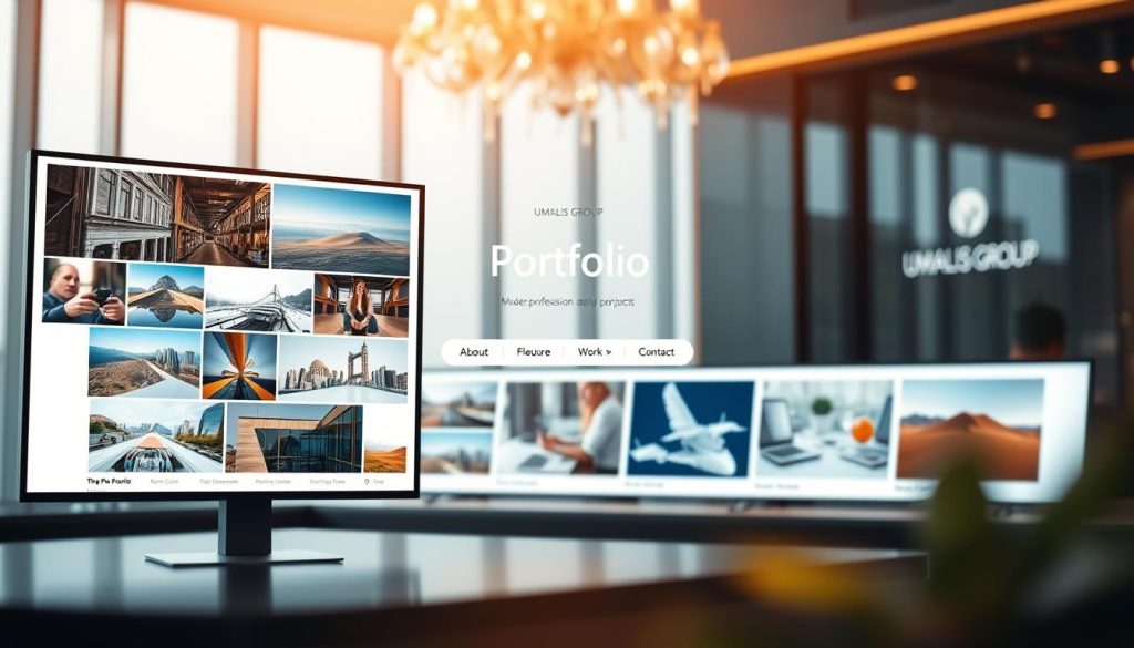 digital portfolio design