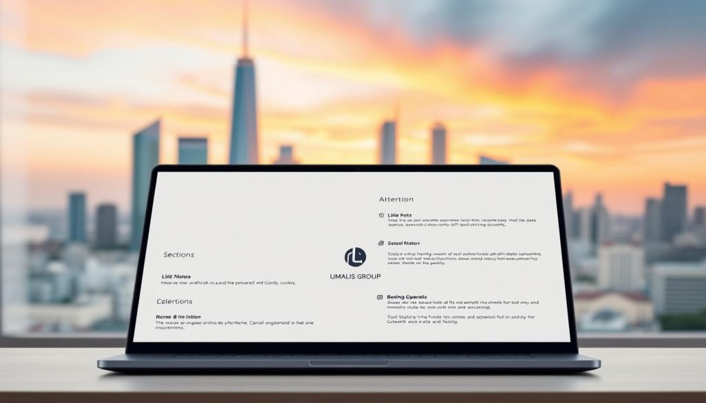 digital portfolio structure