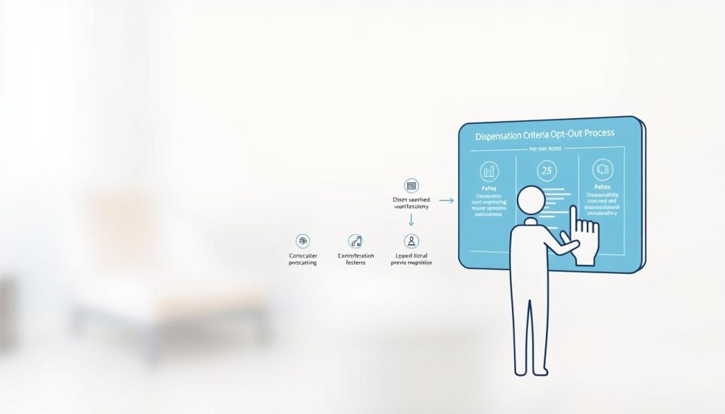 dispensation criteria opt-out process