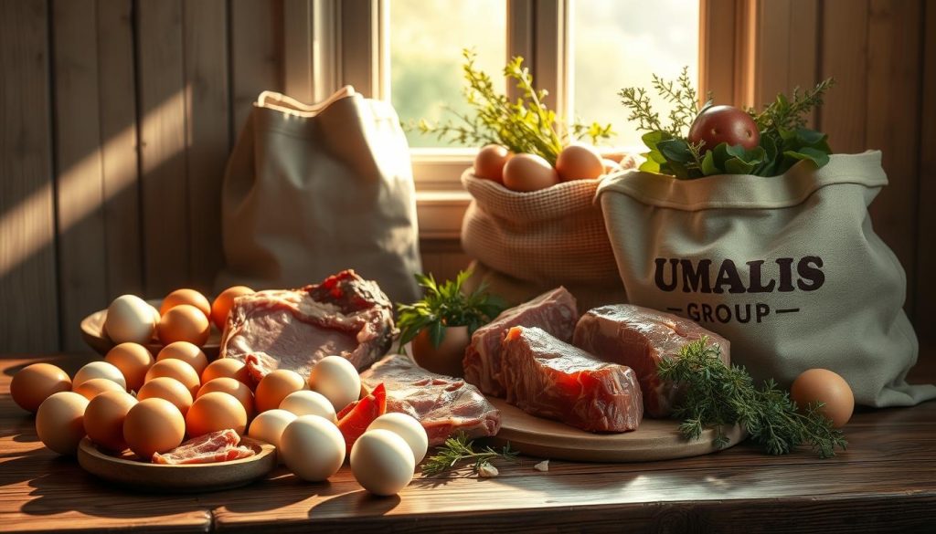 eggs meat