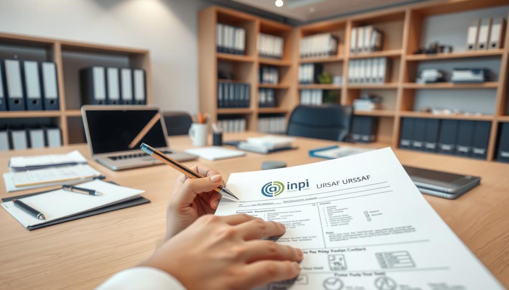 enregistrement activité INPI URSSAF