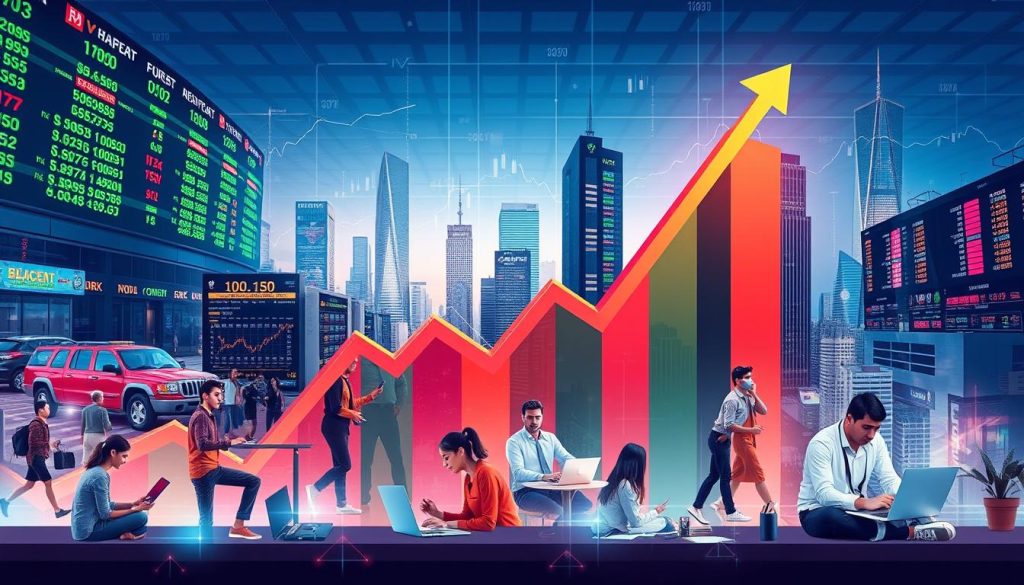 évolution boursière et portage salarial