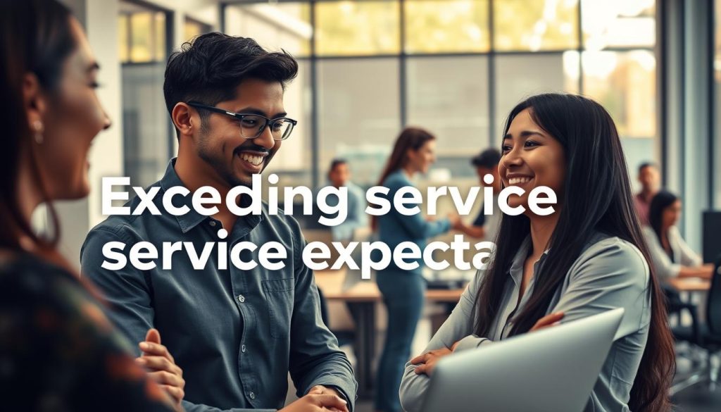exceeding service expectations