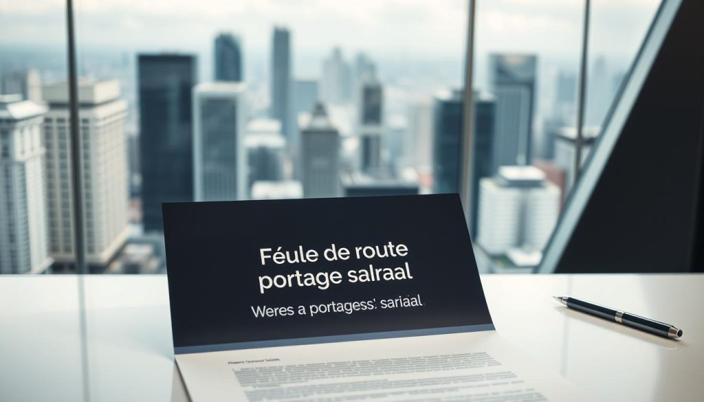 feuille de route portage salarial