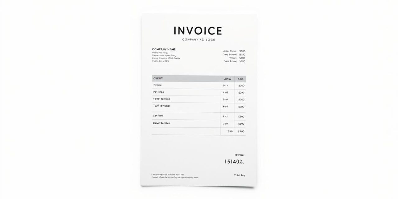 Effortless freelance invoicing Software and Templates