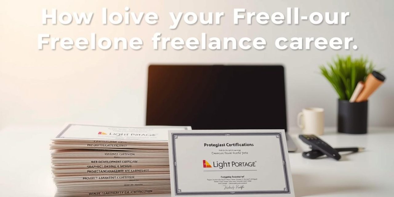 Enhance Freelance Career with Professional Skill Certifications