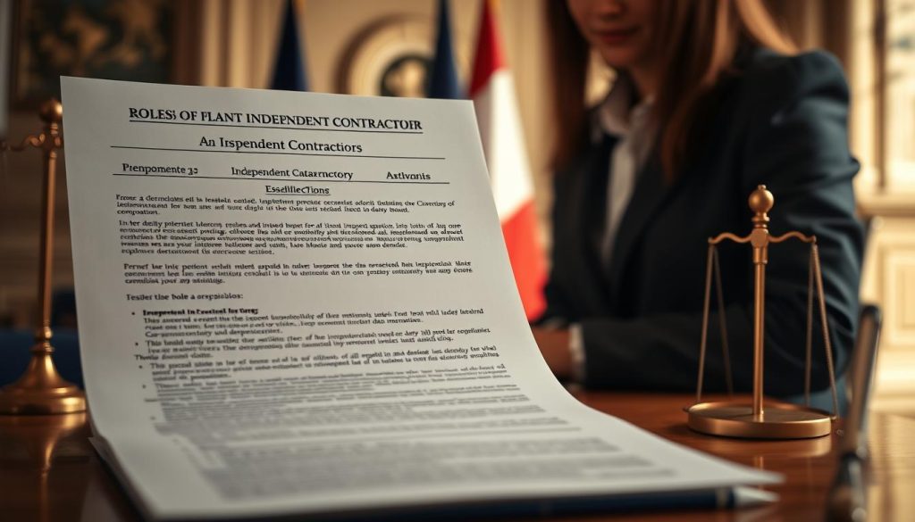 independent contractor legal framework France