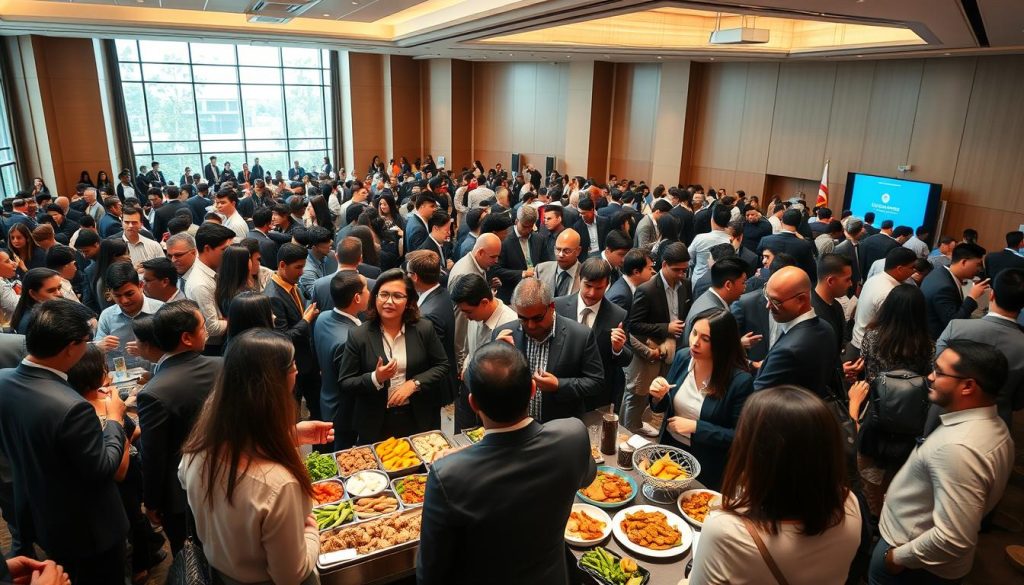 international networking event participants