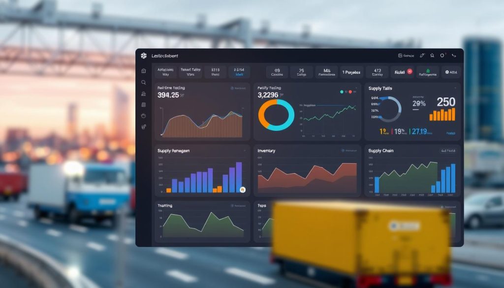 logistics software dashboard