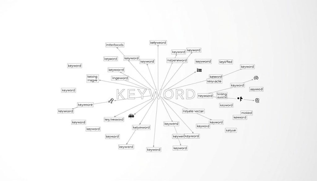 map des mots-clés aux pages