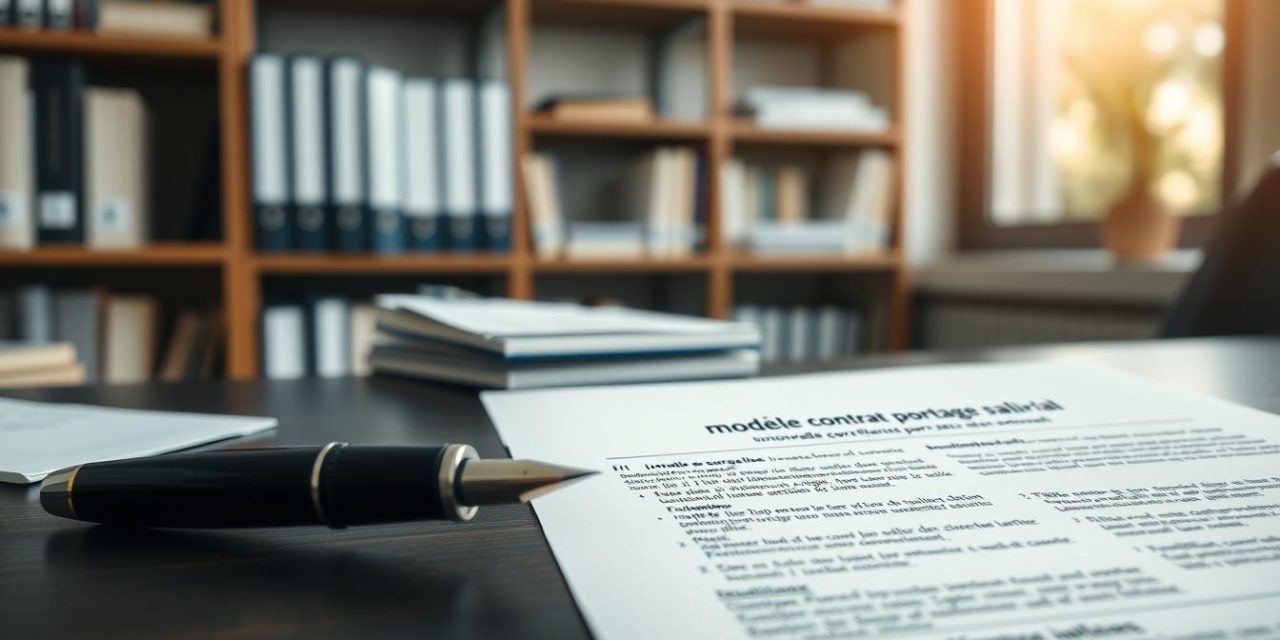 Modèle contrat portage salarial : exemple et guide