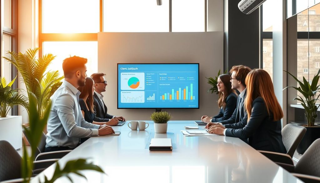 modern business priority client satisfaction