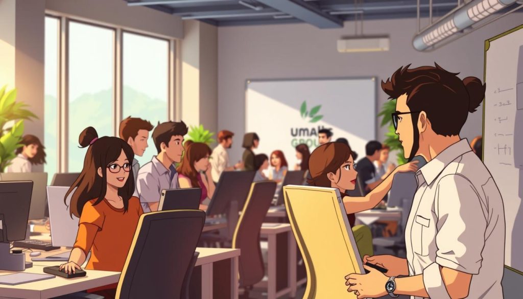 people work