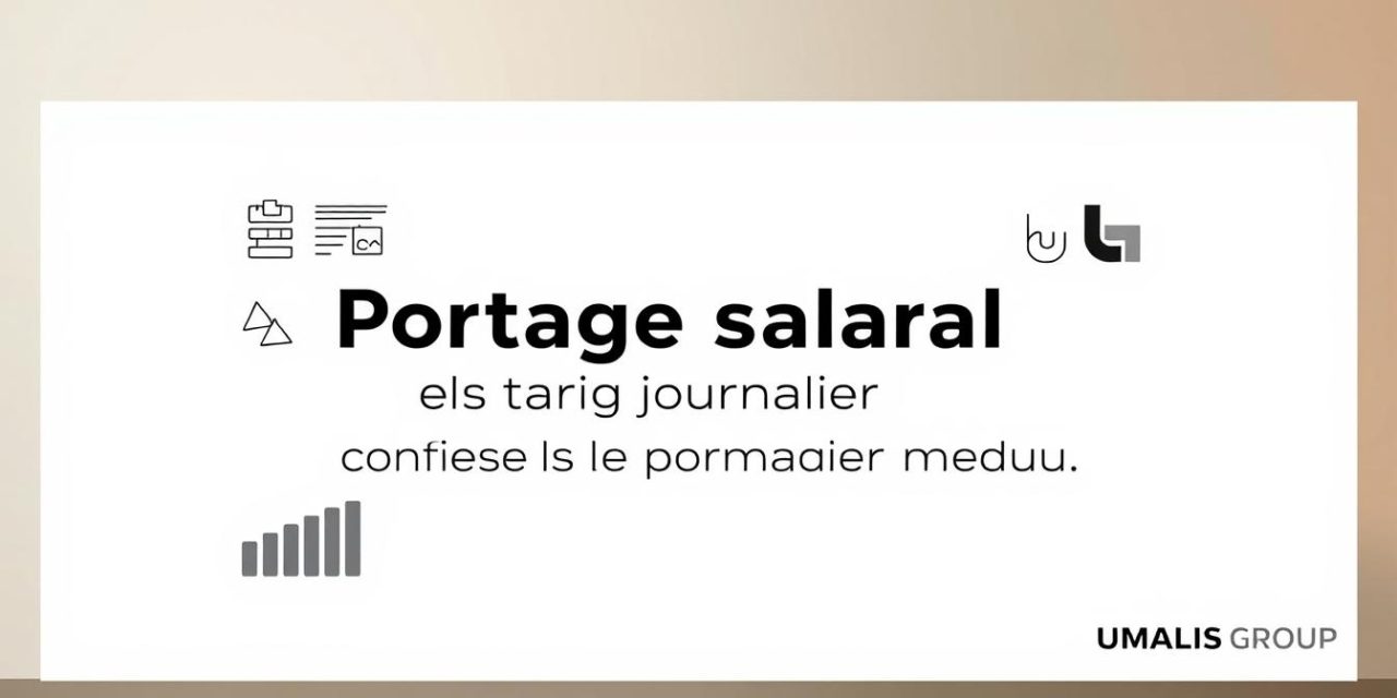 Portage salarial : comprendre le tarif journalier moyen