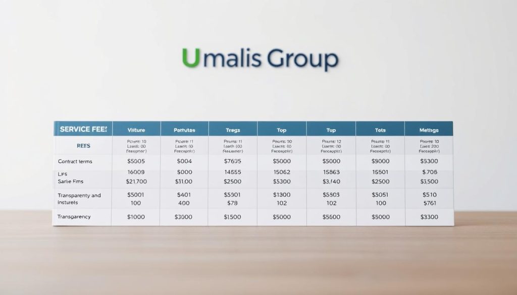 portage salarial financial management fees comparison