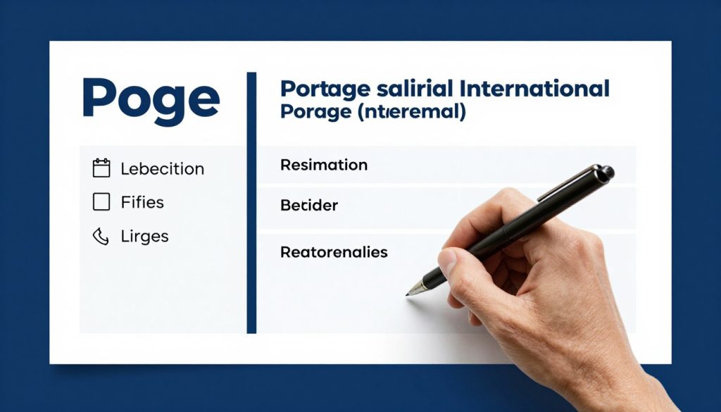 portage salarial international