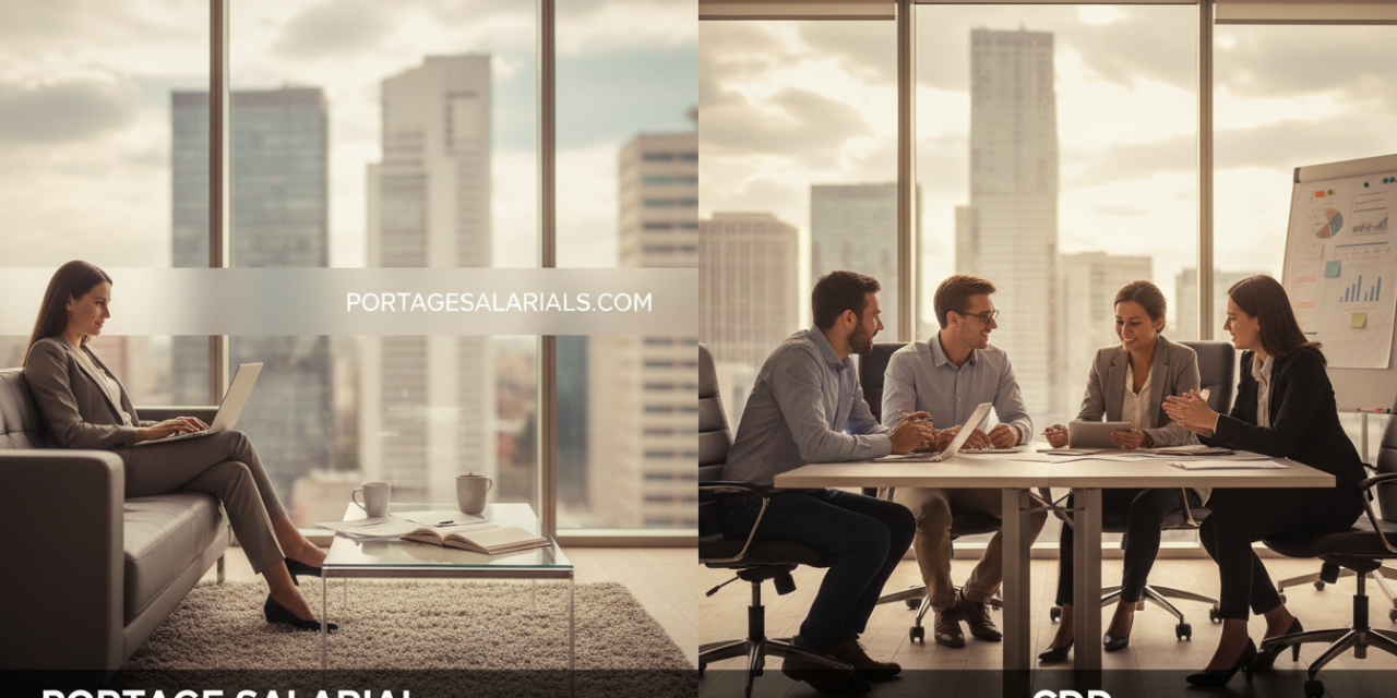 Portage salarial ou CDD : Quel choix pour votre avenir professionnel