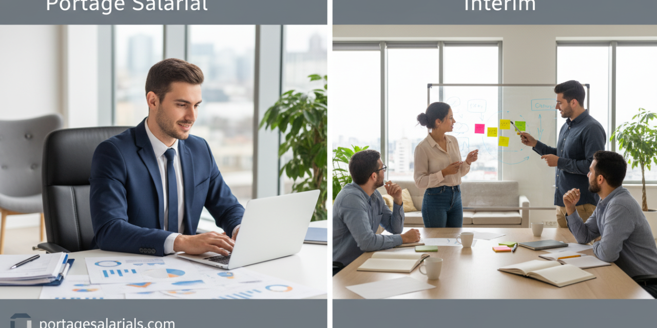 Portage salarial ou intérim : Différences et Avantages Comparés