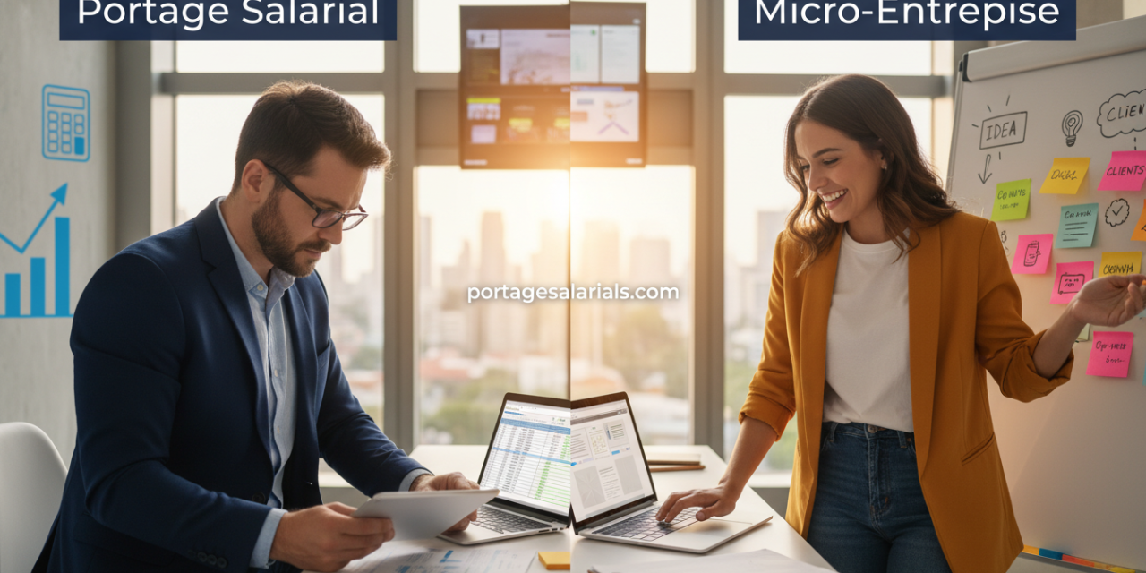 Portage Salarial ou Micro-Entreprise : Quel Statut Choisir ?