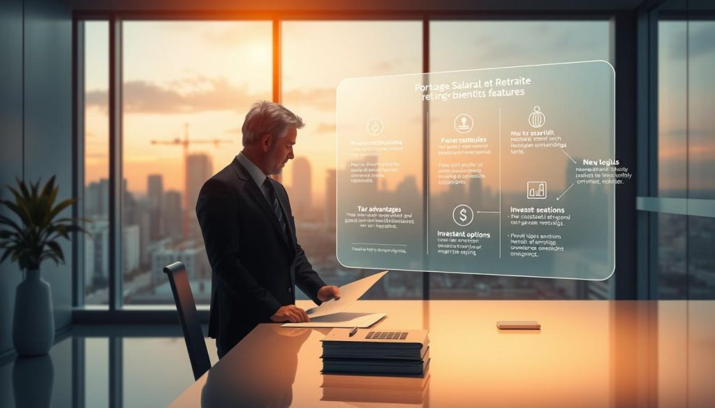 portage salarial retirement benefits mechanism