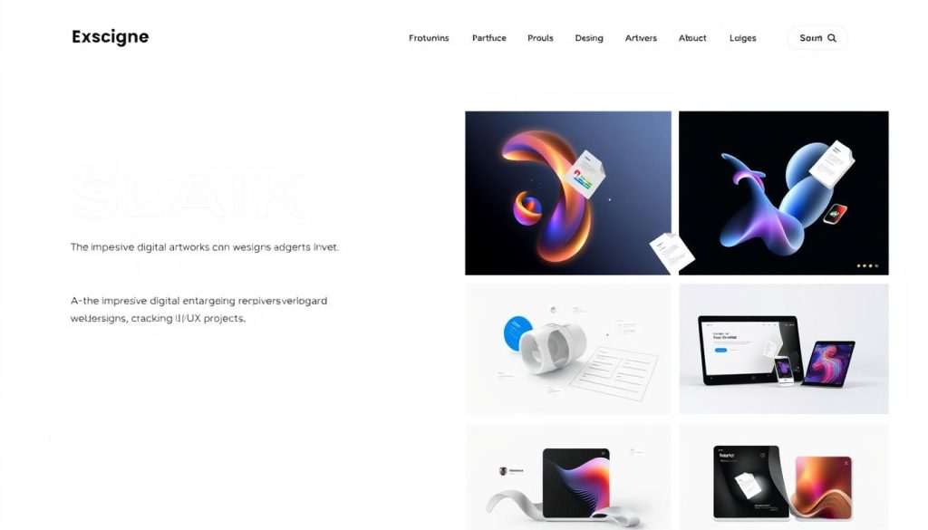 portfolio design showcase